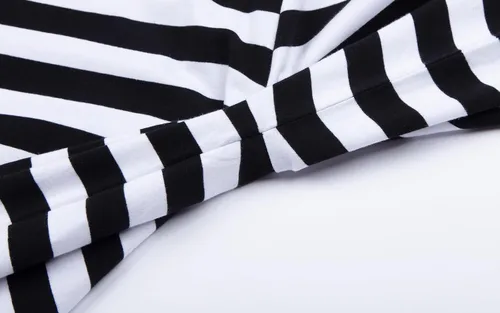 Vista 4 de LittleSpring Camisetas de algodón a rayas de manga larga con cuello redondo