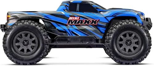 Vista 3 de Traxxas Mini Maxx Brushless 4X4 Monster Truck (azul)