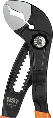 Vista 2 de Klein Tools D5052BKIT Juego de 2 piezas de alicates ajustables, juego de alicates de bomba Klaw de ajuste rápido, 7 pulgadas y 10 pulgadas, diseño