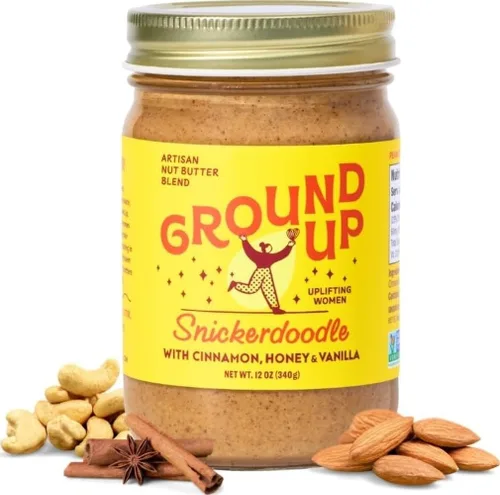Vista 11 de GROUND UP PDX Mantequilla de nuez Almendra Oregon Avellana, 12 OZ