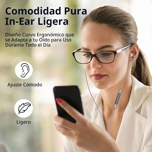 Vista 6 de SoundMAGIC E80D - Auriculares digitales USB C - Auriculares con cable tipo