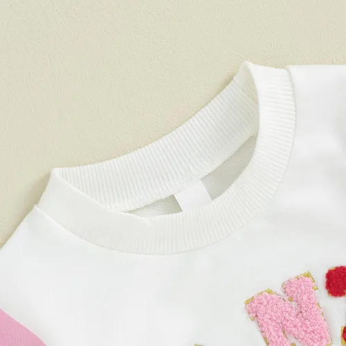 Vista 22 de YINGISFITM Sudadera de manga larga con cuello redondo para bebé, niña, niño, Navidad, suéter de manga larga, ropa de otoño