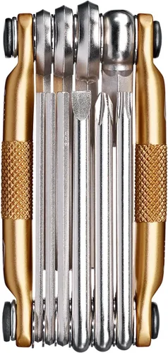 Vista 2 de Crankbrothers Multi Tool M 10 Bike Tool - MTB Multi-Tool Níquel - 10 herramientas de bicicleta (herramienta 10 en 1), ergonómica y ligera