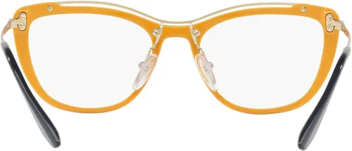 Vista 4 de Prada CONCEPTUAL PR04VV - Lentes WU01O1 azulamarillo con lente DEMO 2.087in