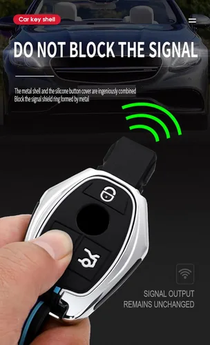 Vista 5 de ontto Funda para llavero para Mercedes-Benz Clase B C E S G M V Clase CLA