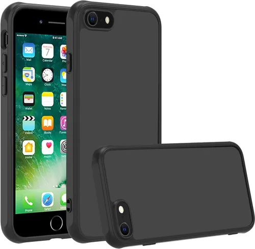 Vista 50 de Funda Translúcida Mate para iPhone 11, [Protección contra Caídas de Grado Militar de 10 Pies] Parachoques Protector Delgado Duradero Resistente a