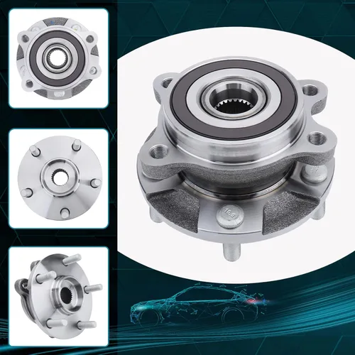 Vista 3 de IRONTEK Cojinete de rueda delantera Conjunto de cubo para Lexus HS250H/Scion TC 2011-2016/para Scion XB 2008-2015/para Toyota Prius V 2012-2017