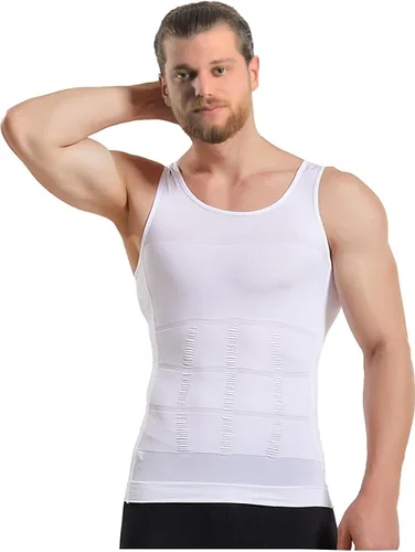 Vista 6 de Mistirik Camisas de compresión para hombre Chaleco adelgazante para hombre Camiseta ajustada para hombre Camiseta de compresión sin mangas