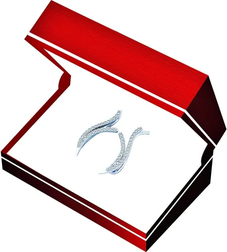 Vista 3 de Dazzlingrock Collection - Pendientes redondos para mujer