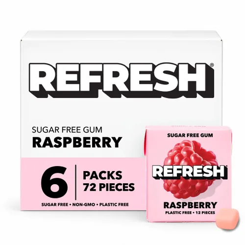 Vista 11 de Refresh Gum más vendidos, goma de mascar de xilitol natural sin azúcar