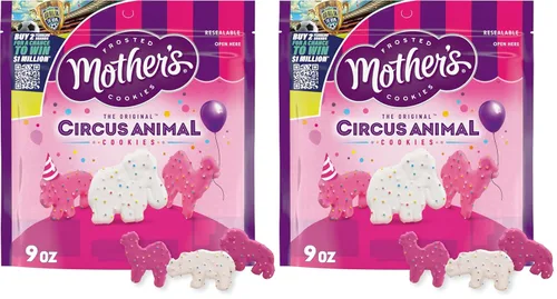 Vista 11 de Mother's Original Circus Animal Cookies, 1 bolsa resellable, 9 onzas (paquete de 12)