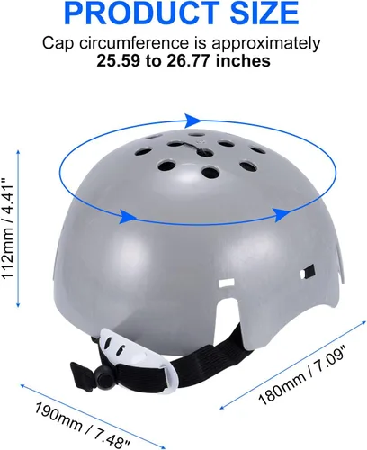 Vista 2 de uxcell 2 piezas de inserción de gorra de béisbol, de ABS, gorra de seguridad ligera con correa ajustable para protección de la cabeza