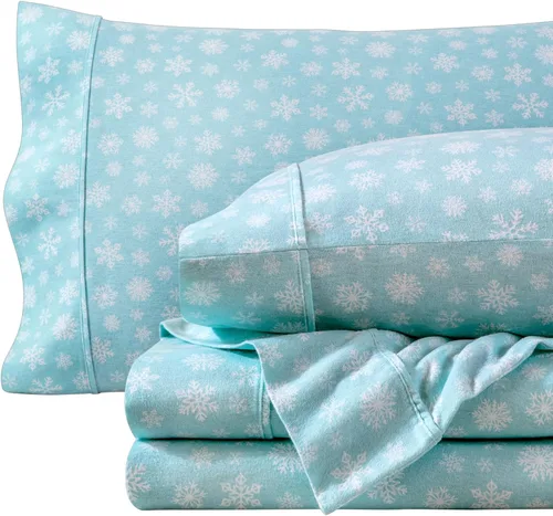 Vista 11 de Bare Home - Juego de sábanas de franela de doble cepillado para mayor suavidad y comodidad, 100 % algodón, aterciopelado, suave, pesado, bolsillo