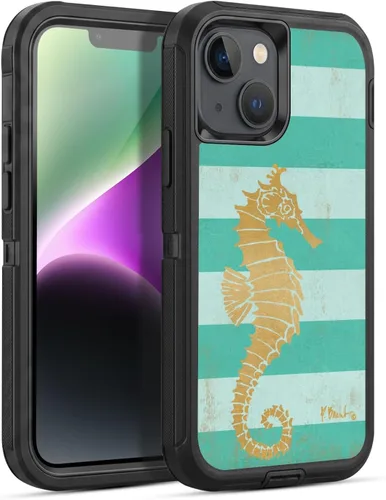 Vista 107 de Head Case Designs Officially Licensed Paul Brent Agate Mermaid Coastal Gel Armor Case [Military Grade Drop Protection] Compatible with Apple iPhone