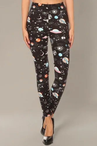 Vista 5 de Leggings Depot Leggings de camuflaje de cintura alta y múltiples estampados para mujer, regular, Plus, 1X3X, 3X5X