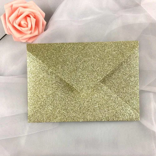 Vista 18 de 25 sobres A7 de color rubor perlado, 5.35 x 7.7 pulgadas, perfectos para bodas de 5 x 7, tarjetas de invitación, invitación de felicitación