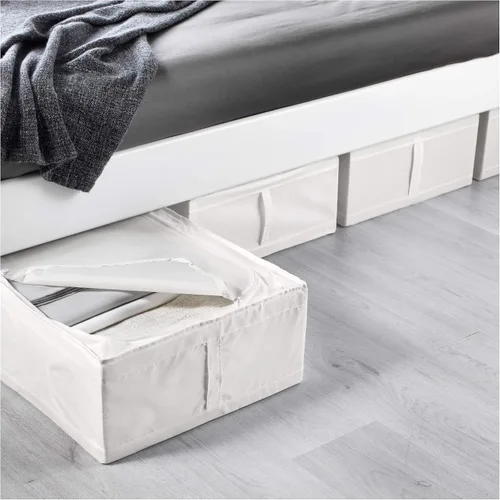 Vista 5 de IKEA Skubb Storage Case White 803.000.47 Tamaño 17 ¼x21 ¾x7 ½
