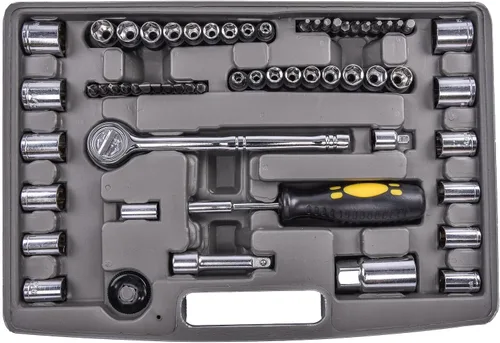 Vista 7 de JEGS Juego de herramientas de 99 piezas con estuche de transporte, alicates, destornillador, llave, llave hexagonal, kit de reparación eléctrica