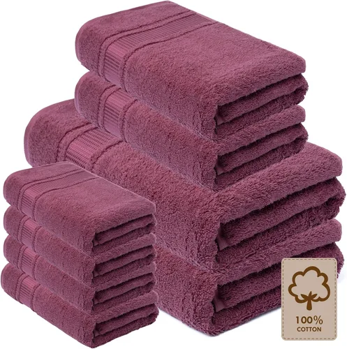 Vista 29 de Melissa Linen, Toalla de baño, 100% algodón turco para baño, toalla de ducha absorbente, de secado rápido, duradera y suave, 35 x 60 pulgadas Azul