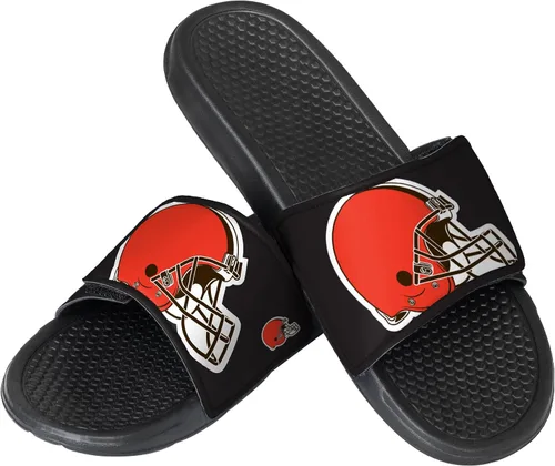 Vista 19 de FOCO mens NFL Team Cropped Big Logo Shower Sport Slide Flip Flop Sandals
