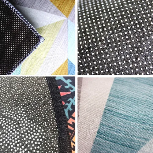Vista 4 de Alfombras personalizadas para dormitorio, estéticas personalizadas con logotipo y foto, tapete para puerta, antideslizante, lavable, alfombra