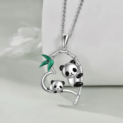 Vista 5 de AXELUNA Collar de vaca de cristal con círculo azul para mujer, plata de ley 925, regalo de vaca, joyería de cumpleaños para ella niña