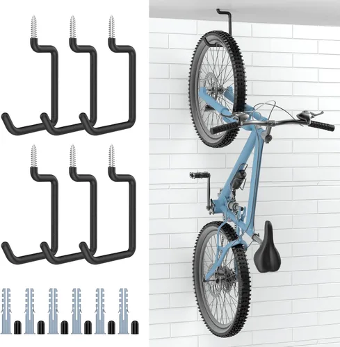 Vista 11 de Housolution Soporte de pared para bicicleta con gancho fijo