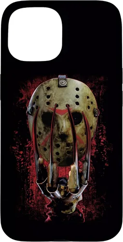 Vista 6 de Funda para máscara y garras de Freddy vs Jason para iPhone 13