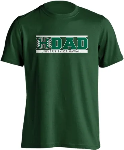 Vista 13 de Hawaii Rainbow Warriors Dad Proud - Camiseta para padres