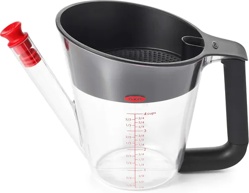 Vista 11 de OXO Good Grips - Separador de grasa de 4 tazas, plástico, talla única (paquete de 12)