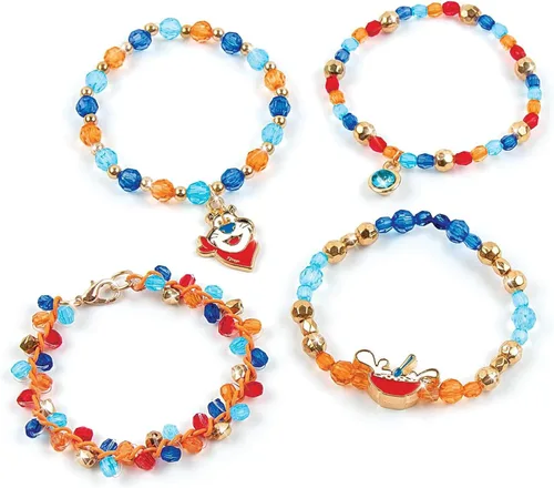 Vista 3 de Make It Real: Kellogg's Cearlsly Cute - Frosted Flakes - Kit de pulsera de bricolaje, 183 piezas, dijes de Tony el Tigre, crea 4 pulseras temáticas