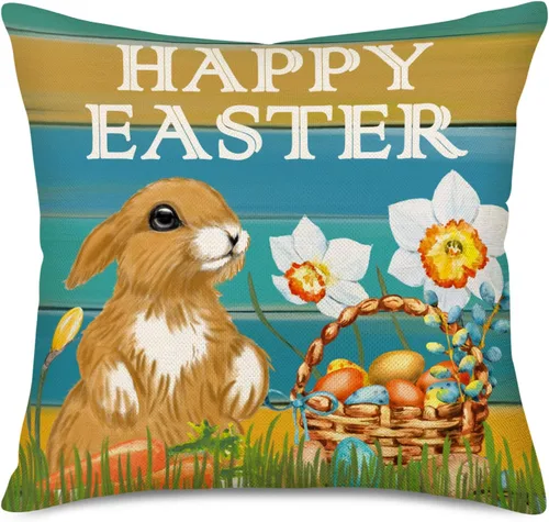 Vista 14 de Hello Winter - Funda de almohada de 16 x 16 pulgadas, diseño de copo de nieve azul y blanco, decoración de Navidad, decoración de casa de campo
