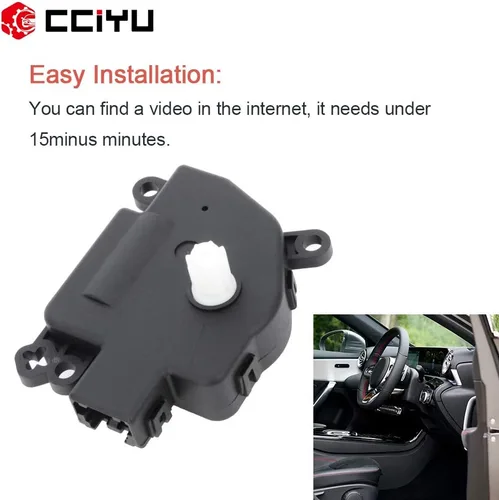 Vista 3 de Actuador de puerta de aire Hvac de repuesto 604-400 BE8Z19E616B Actuador de puerta de mezcla de calentador apto para Lexus RX330 2004-2006