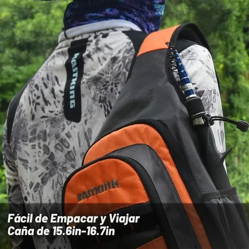 Vista 7 de KastKing Compass Telescopic Fishing Rods and Combo, Easy to Travel