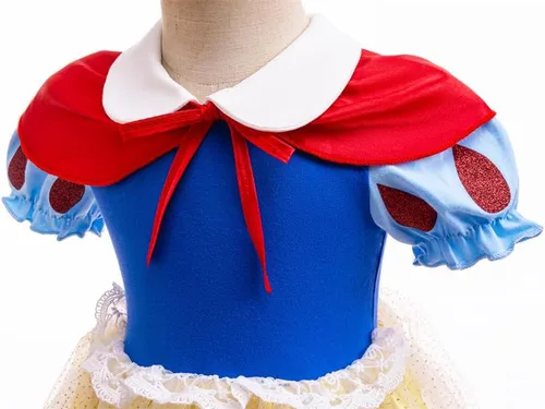 Vista 4 de Disfraz de princesa para niñas pequeñas, disfraz de tutú de Halloween, mameluco de Navidad Nn11