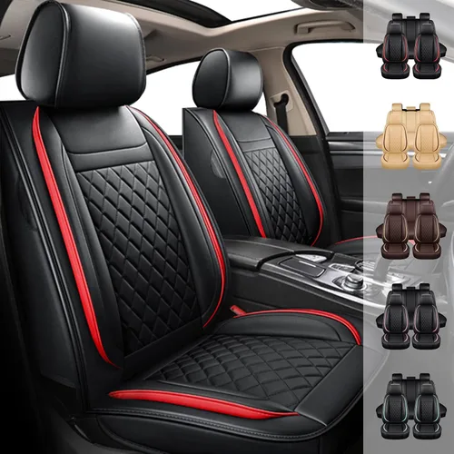 Vista 14 de Fundas de asiento de automóvil de ajuste universal para vehículos de 5 asientos, cobertura completa, protector de asiento para Camry Corolla RAV4