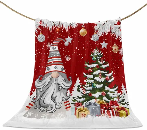 Vista 44 de Mantas de Tiro de Muñeco de Nieve de Navidad, Manta de Vellón Suave de Vacaciones de Invierno Decorativa para Hogar Sofá Sillón Silla Sala de Estar
