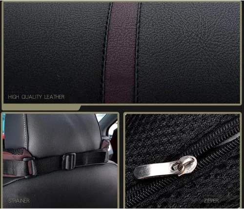 Vista 6 de Almohada de apoyo lumbar para asiento de automóvil, almohada para el cuello, reposacabezas y espalda, almohadilla de espuma viscoelástica suave