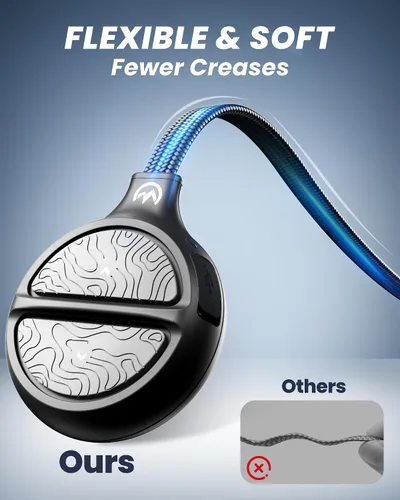 Vista 7 de OutdoorMaster Auriculares Inalámbricos Bluetooth 5.3 de Inserción para Casco de Esquí con Chip de Altavoz HD Compatible con Casco Preparado