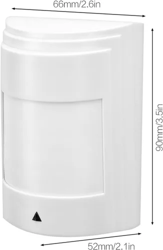 Vista 7 de Sensor de movimiento infrarrojo pasivo con cable 12 V detector PIR dual alarma de seguridad para el hogar alta sensibilidad de bajo ruido