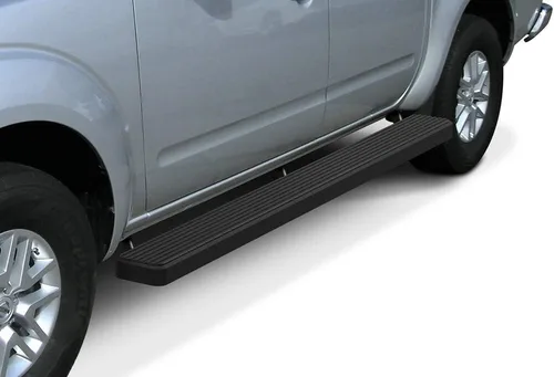 Vista 7 de iBoard Barras laterales para Nissan Frontier Crew Pickup de 4 puertas, Negro