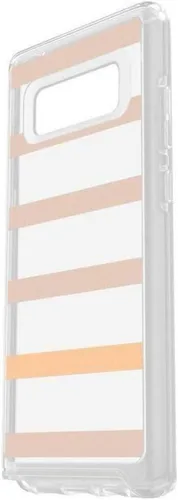 Vista 2 de OTTERBOX SYMMETRY CLEAR SERIES - Funda para Samsung Galaxy Note8, embalaje al por menor - INSIDE THE LINE (GRÁFICO TRANSPARENTE/INTERIOR DE LÍNEA)