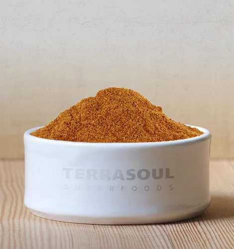Vista 3 de Terrasoul Superfoods Polvo de fruta de mangostán (orgánico), 12 onzas