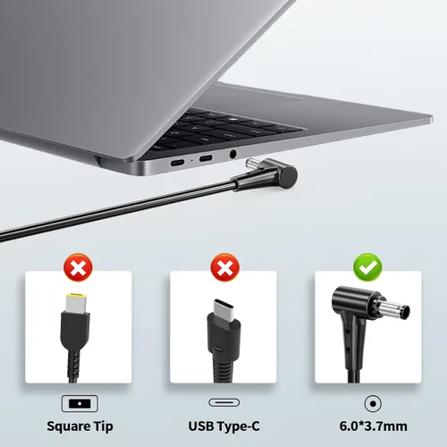 Vista 6 de Cargador adaptador de CA de 240 W compatible con ASUS ROG Zephyrus M16 GU603 GU603H GU603HM GU603HR GU603HE GU603ZX GU603ZX GU603ZM GU603ZW GU603ZU