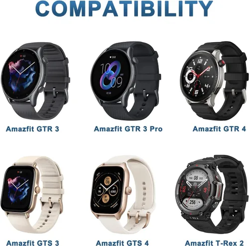 Vista 2 de Wanme Cargador para Amazfit GTR 4 / GTR 3 / GTR 3 Pro/GTS 4 / GTS 3 / T-Rex 2, cable de carga de repuesto de 3.3 pies (USB)