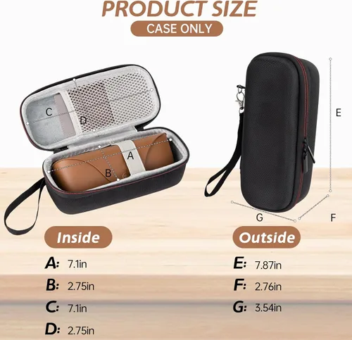 Vista 7 de Funda protectora rígida para lentes inteligentes Ray-Ban Meta, compatible con WayfarerSkylerHeadliner y caja de carga, funda duradera para gafas