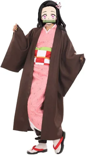 Vista 3 de RAINDEWLL Nezuko - Bozal de bambú para cosplay de Nezuko boquilla accesorios de anime accesorios de Halloween