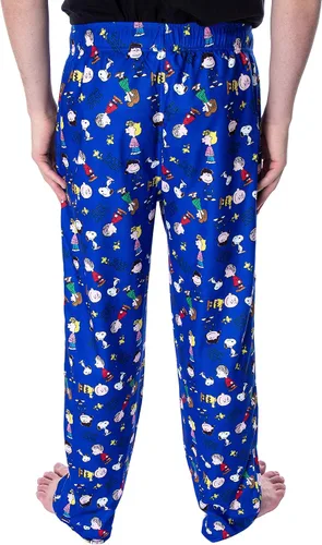 Vista 5 de Peanuts - Pantalones de pijama para hombre, diseño de personajes