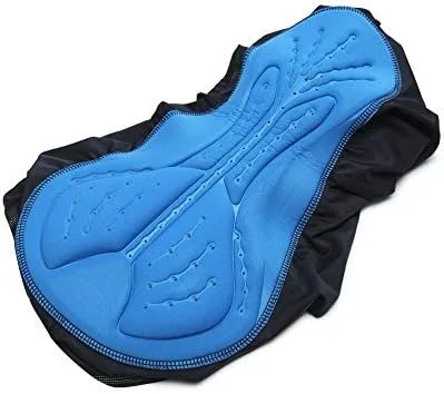 Vista 6 de beroy Pantalones de ciclismo cómodos para hombre, pantalones cortos de bicicleta acolchados 3D
