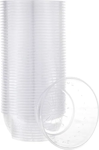 Vista 9 de PLASTICPRO Cuencos de plástico duro de 6 onzas – Cuencos de helado desechables transparentes de calidad premium, paquete de 20